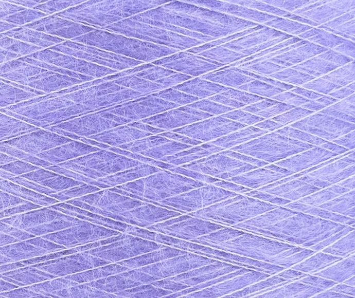 Manifattura Sesia Art. Vivienne 850 m / 100 g – Garn 70 % Super Kid Mohair RMS 30 % Maulbeerseide col. Iris 4502